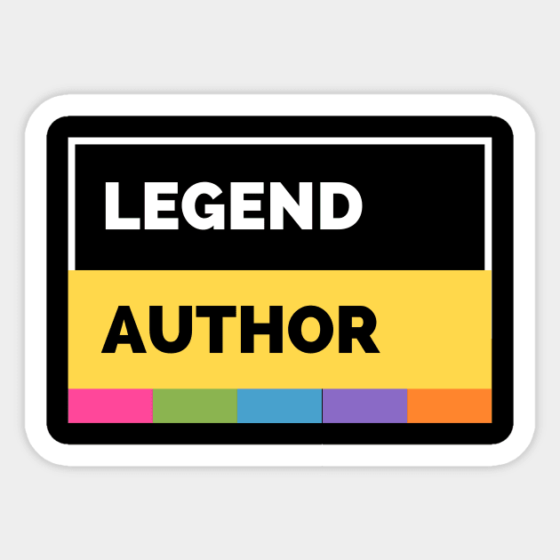 AUTHOR Sticker by UniqueStyle